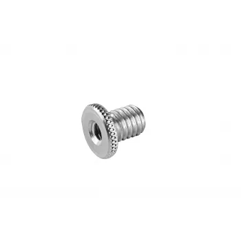 König & Meyer 21770-000-29 reducirni navoj 3/8 inch zunanji na 1/4 inch notranji, narebren, pocinkan