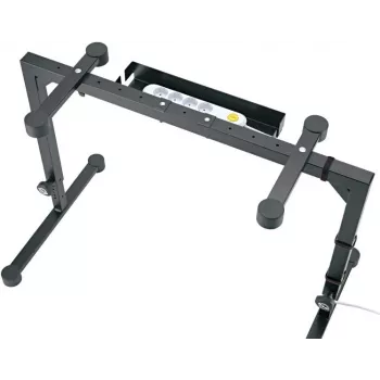 K&M 18808 organizator kablov za stojalo za klaviaturo Omega - črn 18808-000-55