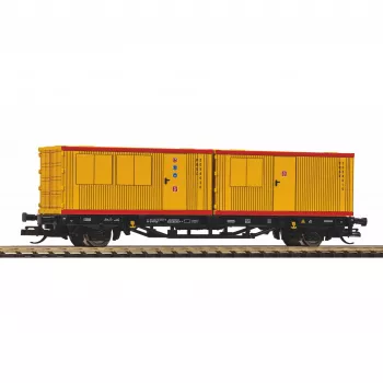 PIKO TT 47729 ploščati vagon za zabojnike z 2x 20ft zabojnikoma, PIKO Rail Service