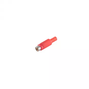 S CONN Maximum Connectivity RCA spojka vtičnica na vtičnico rdeča 51500-R