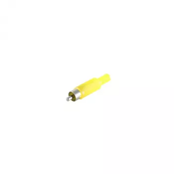 S CONN maximum connectivity vtič RCA rumen za spajkanje pozlačen 51400-Y