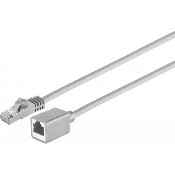 S CONN MAXIMUM CONNECTIVITY omrežni podaljševalni kabel Cat.7 S/FTP PIMF, vtič RJ45 na vtičnico, brez halogenov, siva, 10 m 08-62070