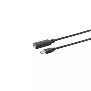 S/CONN maximum connectivity aktivni podaljševalni kabel USB-C na USB-A, USB 3.0, 5 Gbps, 5 m 13-39055