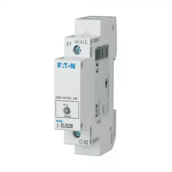 Eaton Z-EL/G230 zelena LED signalna lučka, DIN letev, 230V AC, 1 TE 284922