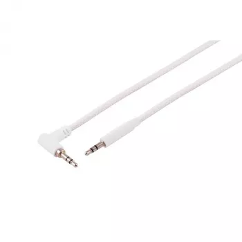 S CONN maximum connectivity avdio kabel 3,5mm TRS kotni na ravni, bel, 1,2m 14-07126