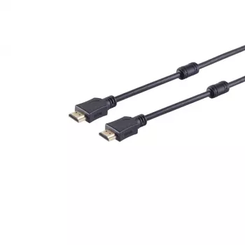 S CONN MAXIMUM CONNECTIVITY 77478-15-FERRIT HDMI kabel, vtič HDMI-A na vtič HDMI-A, pozlačeni kontakti, ferit, Full HD, Ultra HD, 3D, HEAC, 15 m