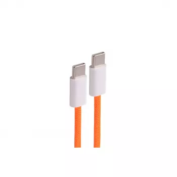 shiverpeaks USB-C kabel za polnjenje 2.0, 60W, oranžen, tekstilni, 0,5m (BS14-21017)
