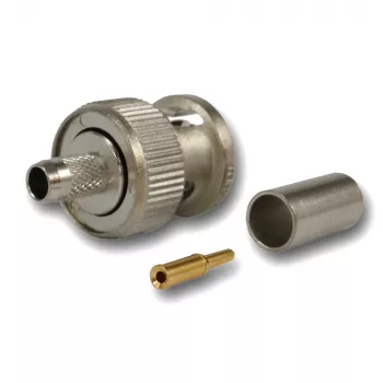 Telegärtner BNC crimp vtič 50 Ohm za RG-58 C/U, nikelj/zlat, 4 GHz J01000L1255Z