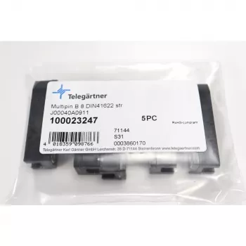 Telegärtner DIN 41622 tip B 8 asimetrična 8-polna PCB vtičnica, spajkani priključek J00040A0911