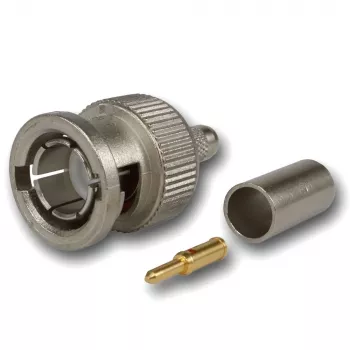 Telegärtner BNC vtič crimp konektor 75 Ohm za RG59/RG62/RG179/RG187/RG316 J01002A0030