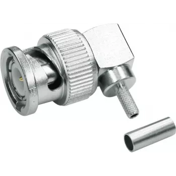 Telegärtner BNC kotni crimp vtič 75 Ohm za RG-59 B/U, spajkanje/crimp, vtič, 1 kos J01002A1356