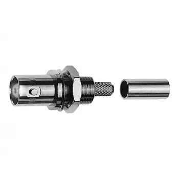 Telegärtner J01001A0083 BNC kabel vgradna vtičnica, crimp, G05, 50 Ohm, za RG-223/U