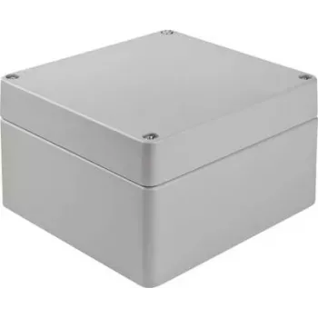 Bopla A 127 univerzalno ohišje, 180 x 180 x 101 mm, aluminij, srebrno siva (RAL 7001) (01127000.H)