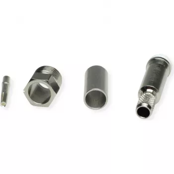 TELEGÄRTNER TEGA J01701A0007Z FME kabel vtičnica crimp RG58C/U 50 Ohm nikelj/zlato