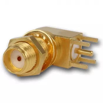 Telegärtner SMA kotna vgradna vtičnica, 50 Ohm, pozlačena, Z25/Z55 J01151A0201Z