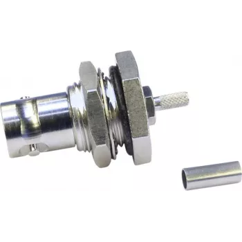 Telegärtner BNC vgradna vtičnica crimp konektor 75 Ohm za RG-179 B/U, G04
