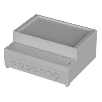 Bopla RCP 250 F krmilno ohišje 257 x 217 x 112 mm ABS svetlo siva 41250609