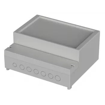 Bopla RCP 250 F krmilno ohišje 257 x 217 x 112 mm ABS svetlo siva 41250609