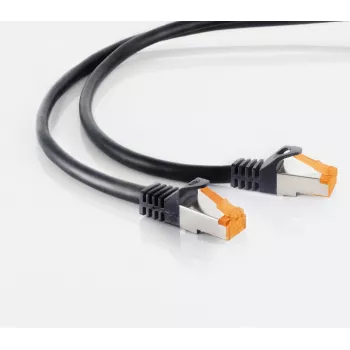 S CONN MAXIMUM CONNECTIVITY Cat.6A S/FTP zunanji patch kabel, 3m, črn 08-26045