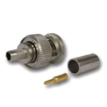 Telegärtner BNC vtič za kabel crimp G01 50 Ohm, crimp/crimp, standard, A0205, G01 (RG-58 C/U), YR23092 Belden - 1 kos (J01000F1255Z)