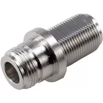 Telegärtner N-vmesni adapter vtičnica-vtičnica 50 Ohm IP68 MIL-STD Z10 prirobnica J01024A0006