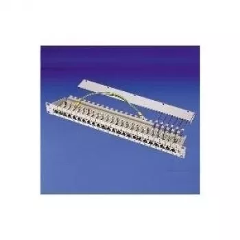 TELEGÄRTNER MPP16-HS 16-portno modularno patch panel, 1U, svetlo siva RAL 7035 J02022A0050