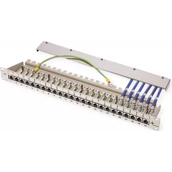 TELEGÄRTNER MPP16-HS 16-portno modularno patch panel, 1U, svetlo siva RAL 7035 J02022A0050