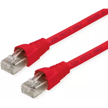 Telegärtner 100008681 Cat6a S/FTP omrežni kabel, rdeč, 3,5 m