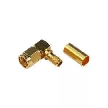 TELEGÄRTNER RP-SMA kotni crimp vtič za RG-58C/U, 50 Ohm, pozlačen