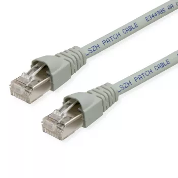 TELEGÄRTNER TEGA Cat.6A IEC MP8 FS 500 LSZH patch kabel 7m siv L00004A0093