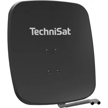 TechniSat SATMAN 65 PLUS satelitska antena – 65 cm, ojačenje 35,7 dBi, HDTV, montaža na drog, svetlo siva