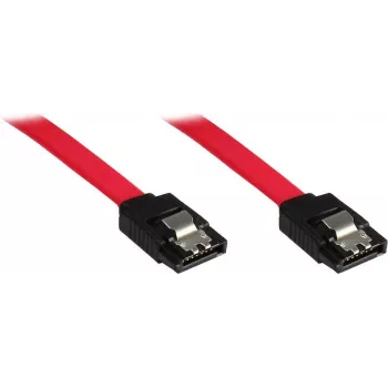 GoodConnections SATA 3 Gb/s kabel z zaklepom, 0,5 m, rdeč 5045-A05