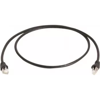 Telegärtner Cat 6A S/FTP patch kabel, 1,5 m, črn L00001A0169