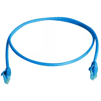 Telegärtner 100008077 RJ45 patch kabel, 1,0 m, moder, negorljiv, z zaščito pred prepogibanjem