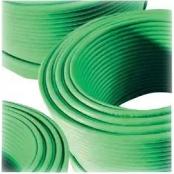 Telegärtner 100017323 RJ45 patch kabel, CAT 5, zelen, z zaščito pred prepogibanjem