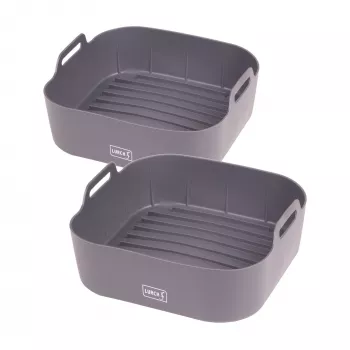 LURCH 2-delni komplet silikonskih modelov za peko v zračni fritezi 17 x 17 cm 00070205