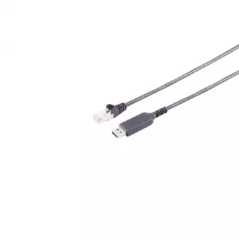S CONN MAXIMUM CONNECTIVITY USB-A na RJ45 Gigabit Ethernet adapter kabel, 1 m, črn 13-52025