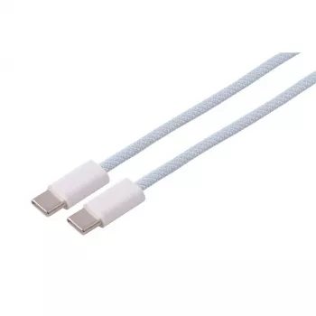 S CONN MAXIMUM CONNECTIVITY kabel za polnjenje USB-C na USB-C, 2.0, 60W, moder, tekstil, 1,5m (14-21151)