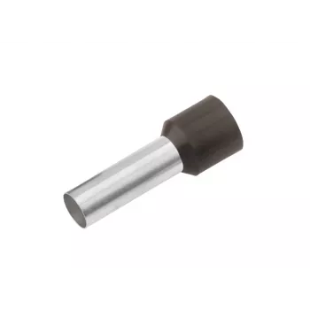 Cimco 187012 končna cevka 1,5 mm² delno izolirana črna 100 kosov