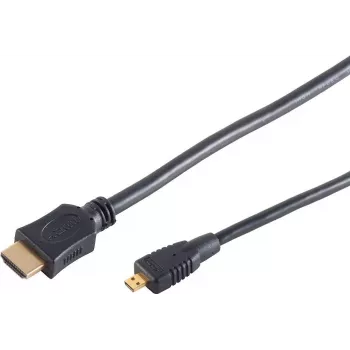 S CONN MAXIMUM CONNECTIVITY hitri mikro HDMI kabel z Ethernetom, črn, 0,5 m (77470-0.5-3)