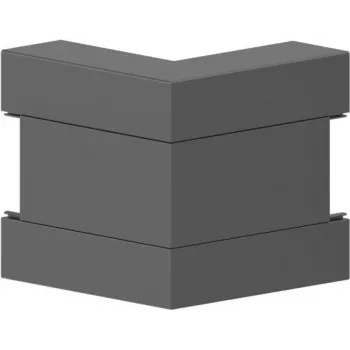 GGK zunanji kotni profil BR 60x170/80-9005 PVC kotni profil črn (12727)