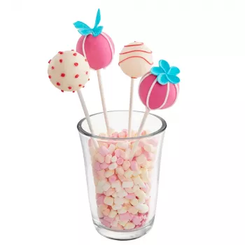 LURCH model za cake pop, silikon, 20 vdolbin, rdeč, 23,0 x 18,5 cm 83027