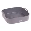 LURCH silikonski vložek za air fryer, kvadratni, 21 x 21 x 5 cm, antracit 00070206