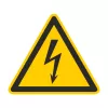 CIMCO 182720 opozorilna tabla električna napetost 100x100x1 mm rumeno/črna
