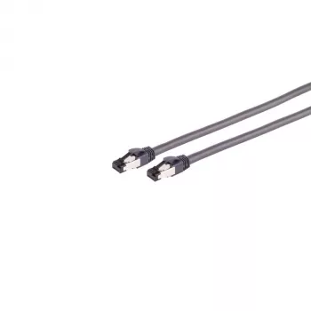 S CONN MAXIMUM CONNECTIVITY Cat. 6A U/FTP FlexArmor patch kabel, RJ45, siv, 0,5 m 08-59010