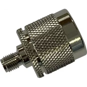 Wittenberg Antennen 103511 RF adapter vtičnica SMA na vtič N, 50 ohmov, poniklana medenina