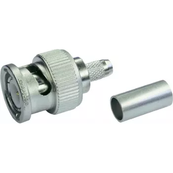 Telegärtner BNC crimp konektor G13/G50, 75 Ohm, Professional, 0,4/2,5, 5 kosov (J01002A1350)