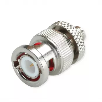 Telegärtner BNC vtič na SMA vtičnico RF koaksialni adapter, 50 Ohm, ravni, J01008A0017