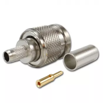 TELEGÄRTNER TNC ravni vtič za RG-58 koaksialni kabel, crimp/spajkanje, 50 Ohm, DC-11 GHz