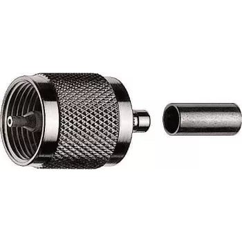Telegärtner UHF crimp vtič G01 za RG-58 C/U, 50 Ohm, nikelj/zlato, 1 kos J01040A0001